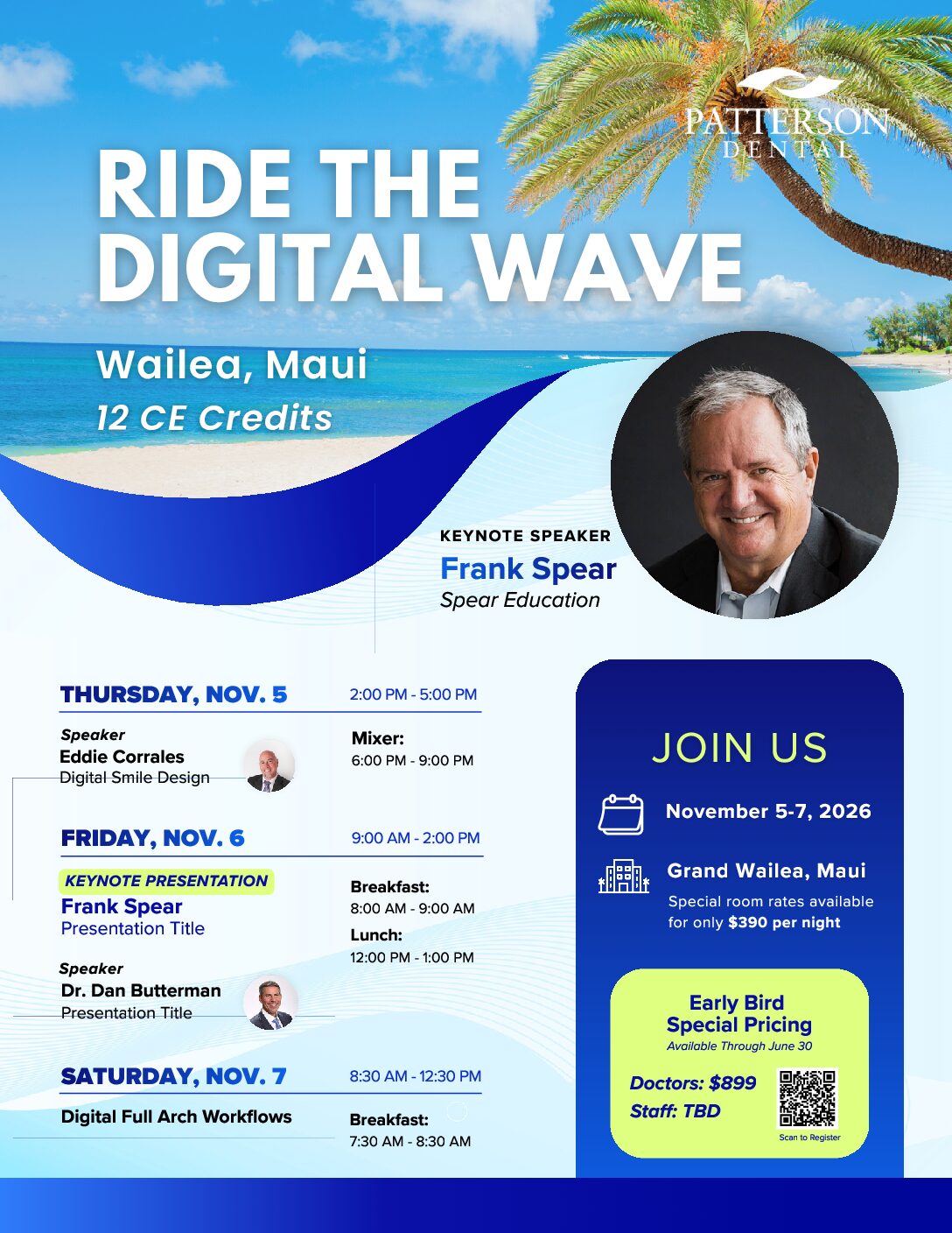 Maui Digital Dentistry - Nov 5-7, 2026 Maui, HI