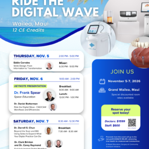 Maui Digital Dentistry - Nov 5-7, 2026 Maui, HI